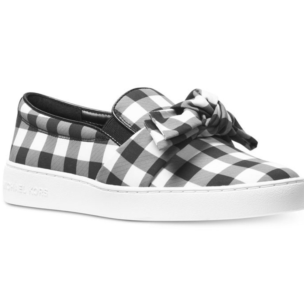 Michael Kors Checkered Bowtie Shoes
